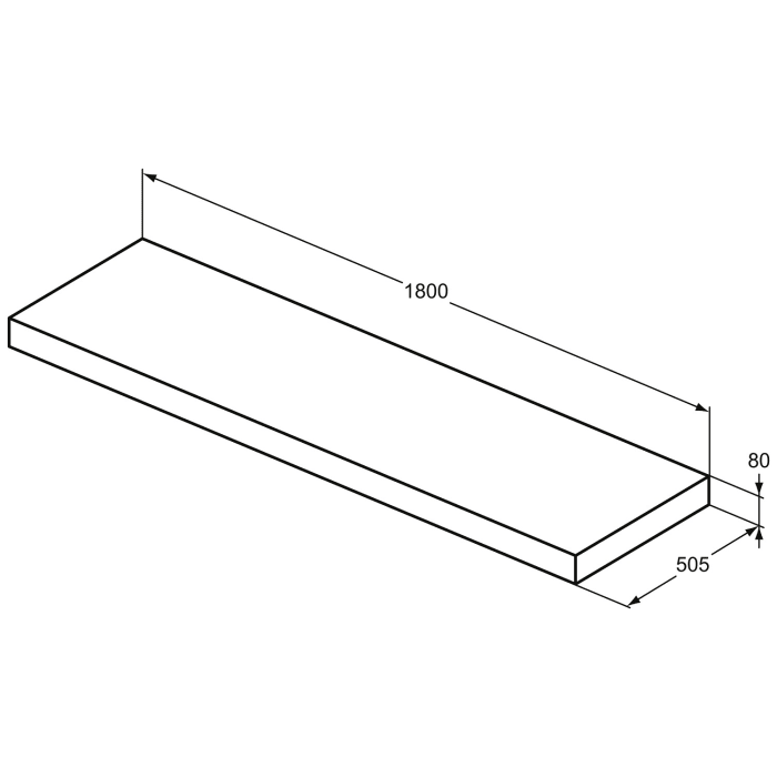 Ideal Standard Conca Konsole 180 cm