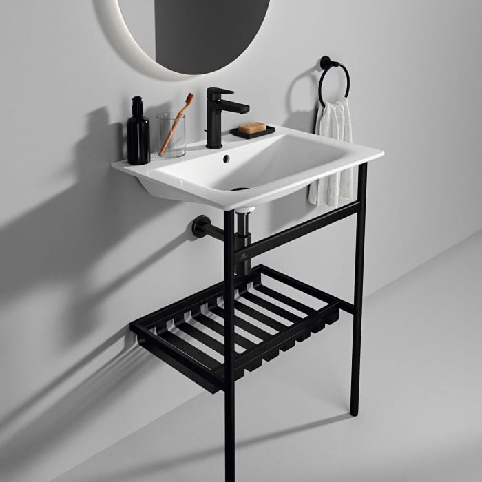 Ideal Standard Conca bodenstehende Metallkonsole für Waschtisch 60 x 44 cm