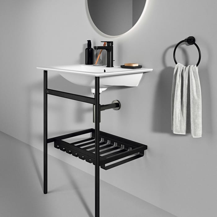 Ideal Standard Conca bodenstehende Metallkonsole für Waschtisch 60 x 44 cm