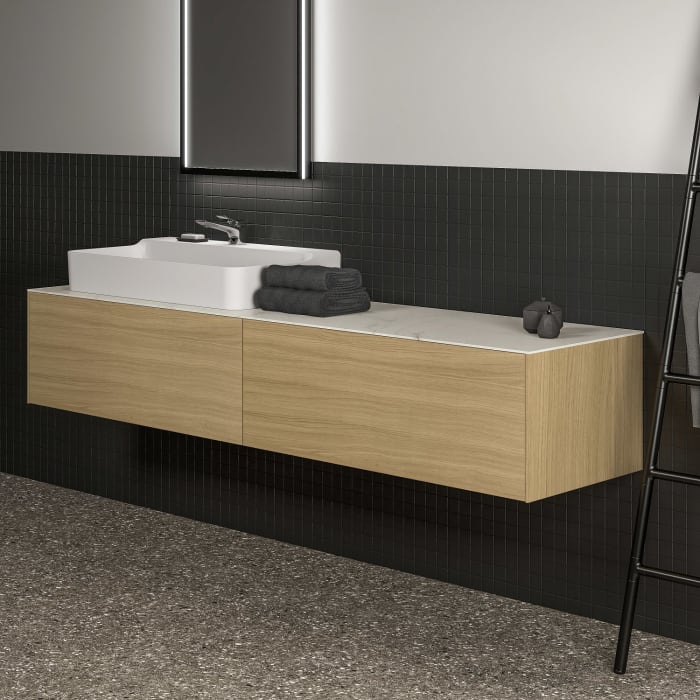 Ideal Standard Conca Waschtischunterschrank 200 x 50,5 cm, 2 Auszüge