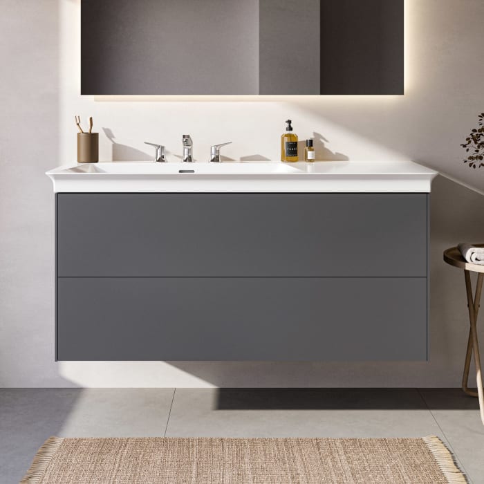 Ideal Standard Conca Waschtischunterschrank 120 cm mit 2 Auszügen für Möbelwaschtisch