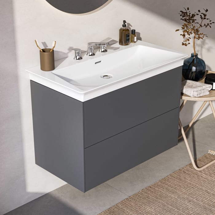 Ideal Standard Conca Waschtischunterschrank 80 cm mit 2 Auszügen für Möbelwaschtisch