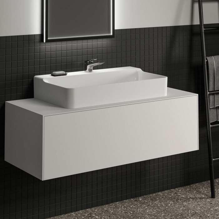 Ideal Standard Conca Waschtischunterschrank 120 cm, mit Ausschnitt, 1 Auszug