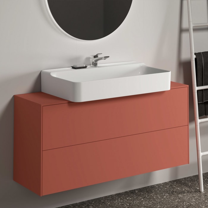 Ideal Standard Conca Waschtischunterschrank 120 cm, mit Ausschnitt, 2 Auszüge