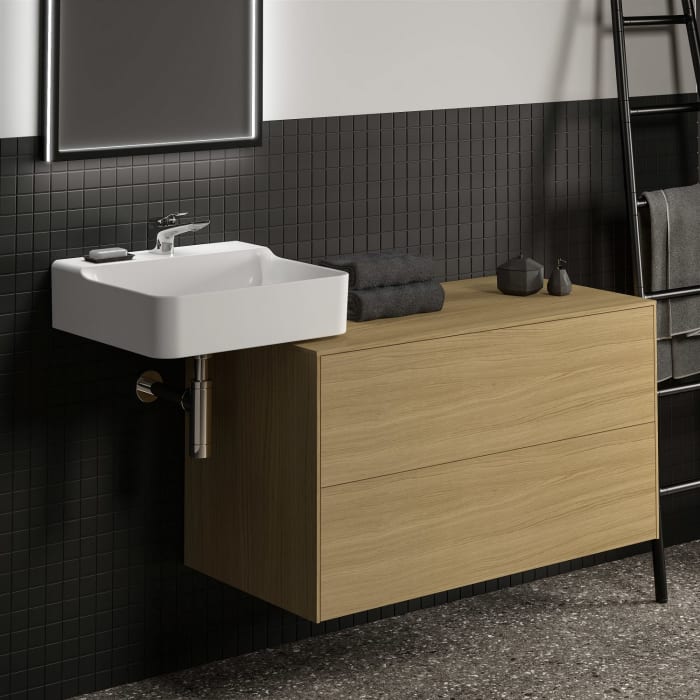 Ideal Standard Conca Waschtischunterschrank 100 cm, ohne Ausschnitt, 2 Auszüge