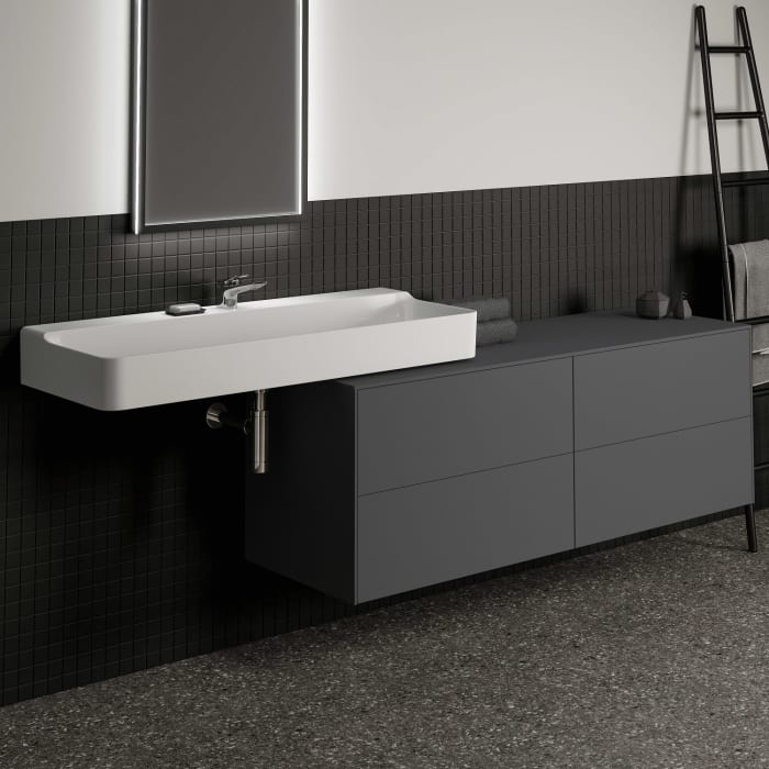 Ideal Standard Conca Waschtischunterschrank 160 cm, ohne Ausschnitt, 4 Auszüge