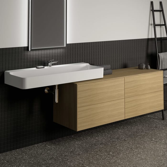 Ideal Standard Conca Waschtischunterschrank 160 cm, ohne Ausschnitt, 4 Auszüge