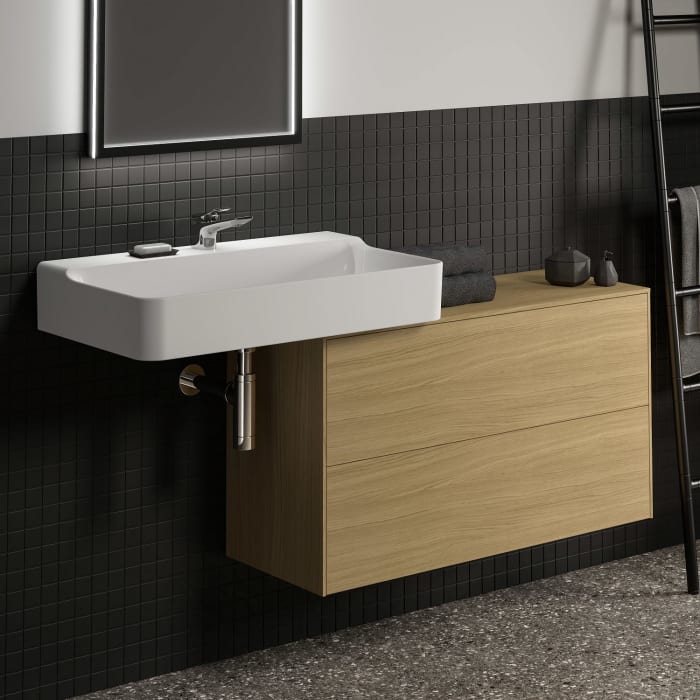 Ideal Standard Conca Waschtischunterschrank 100 cm, ohne Ausschnitt, 2 Auszüge