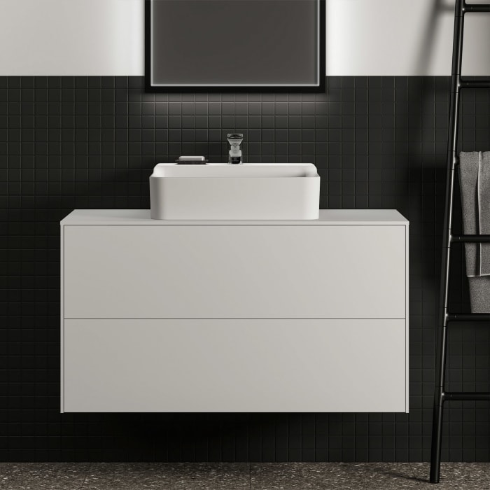 Ideal Standard Conca Waschtischunterschrank 100 cm, mit Ausschnitt, 2 Auszüge