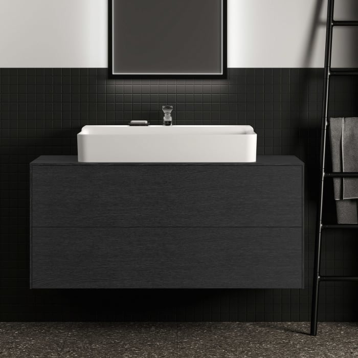 Ideal Standard Conca Waschtischunterschrank 120 cm, mit Ausschnitt, 2 Auszüge