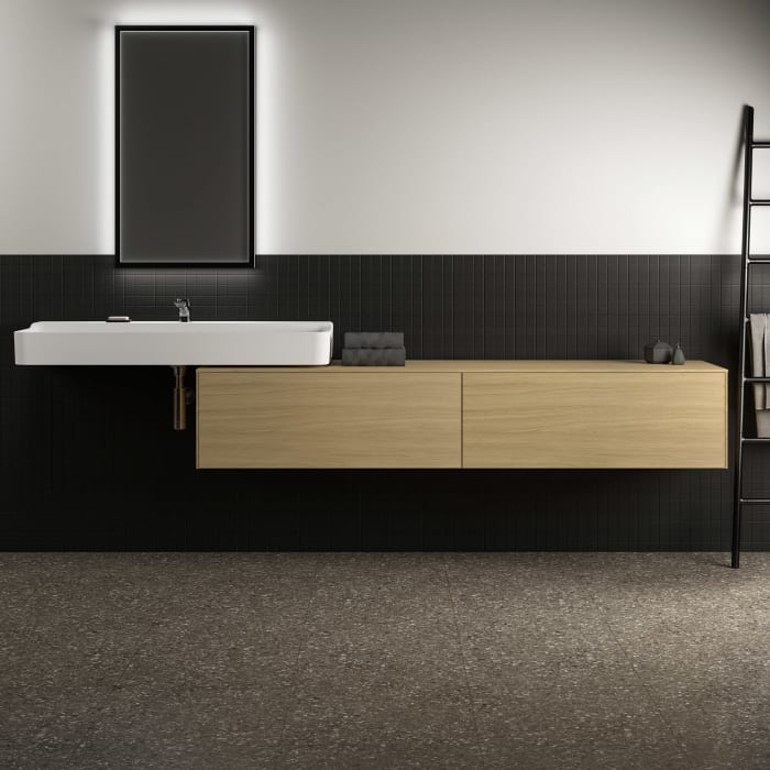 Ideal Standard Conca Waschtischunterschrank 200 cm, ohne Ausschnitt, 2 Auszüge