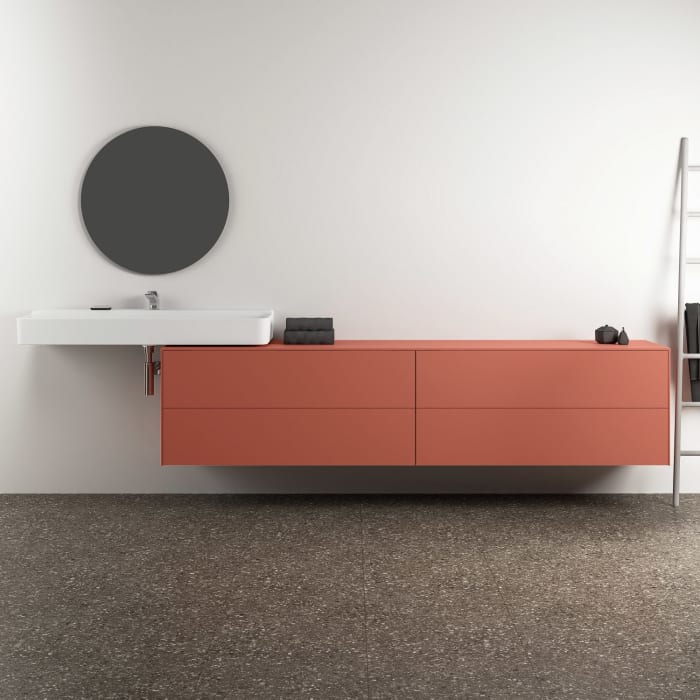 Ideal Standard Conca Waschtischunterschrank 240 cm, ohne Ausschnitt, 4 Auszüge