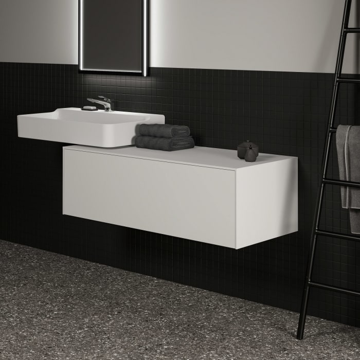 Ideal Standard Conca Waschtischunterschrank 120 cm, ohne Ausschnitt, 1 Auszug