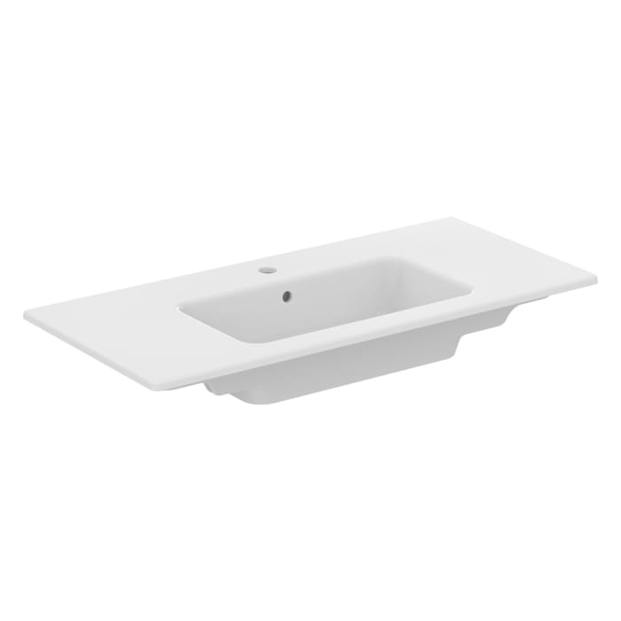 Ideal Standard Eurovit Möbelwaschtisch 1 Hahnloch mit Überlauf 101,5 x 46,5 cm