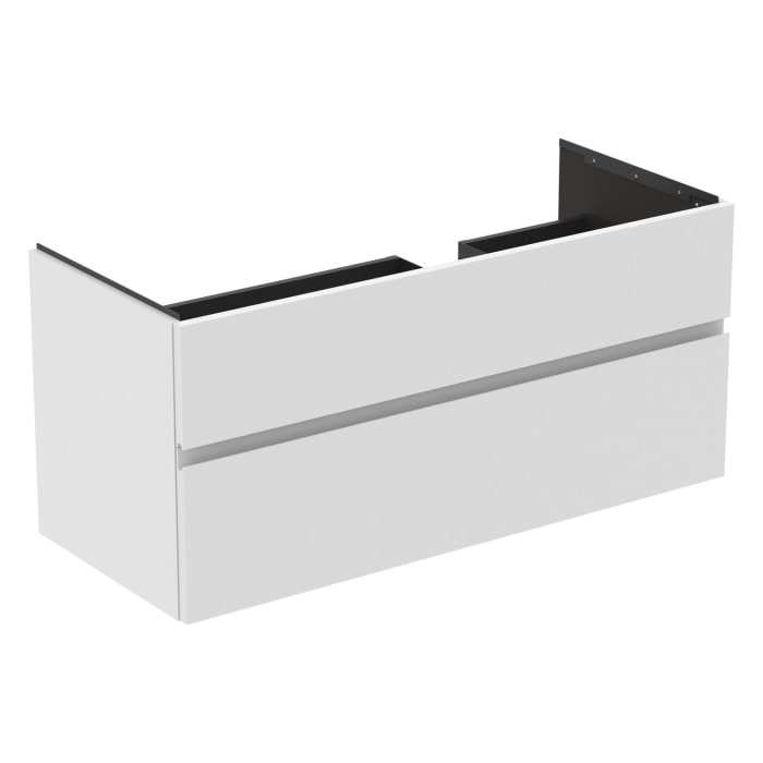 Ideal Standard Finesse Waschtischunterschrank 120 cm mit 2 Auszügen, asymmetrisch rechts, für Möbelwaschtisch