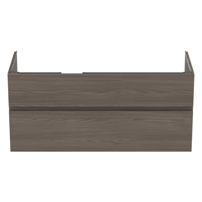 Ideal Standard Finesse Waschtischunterschrank 120 cm mit 2 Auszügen, asymmetrisch links, für Möbelwaschtisch