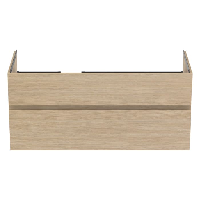 Ideal Standard Finesse Waschtischunterschrank 120 cm mit 2 Auszügen, asymmetrisch links, für Möbelwaschtisch