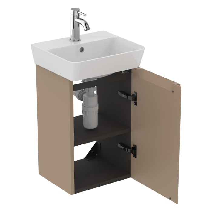 Ideal Standard Finesse Waschtischunterschrank 35 cm mit 1 Tür, Anschlag rechts, für Handwaschbecken Connect Air Cube