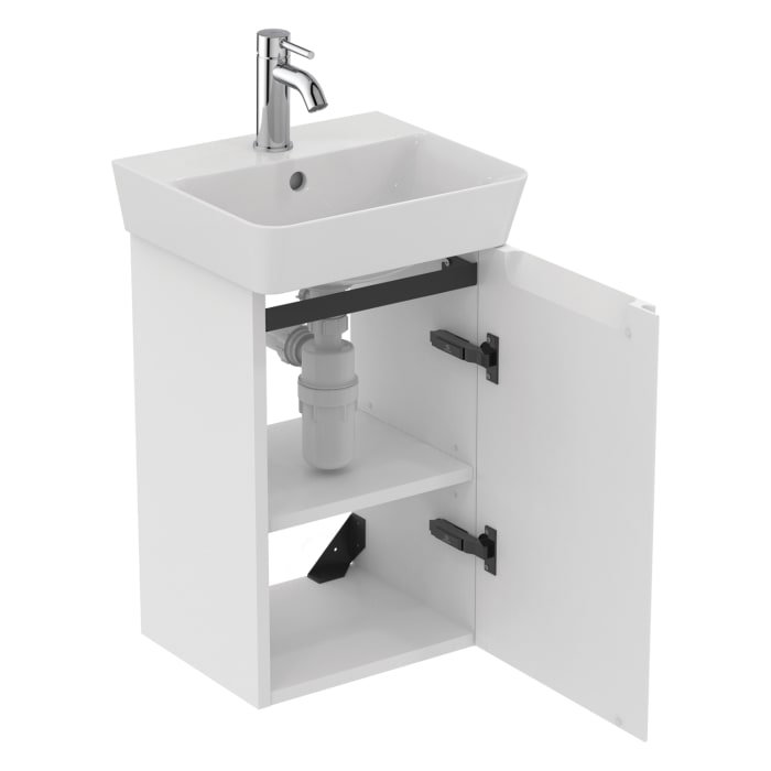 Ideal Standard Finesse Waschtischunterschrank 35 cm mit 1 Tür, Anschlag rechts, für Handwaschbecken Connect Air Cube