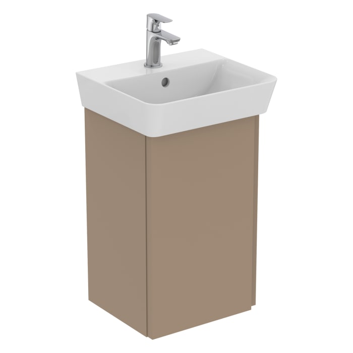 Ideal Standard Finesse Waschtischunterschrank 35 cm mit 1 Tür, Anschlag links, für Handwaschbecken Connect Air Cube