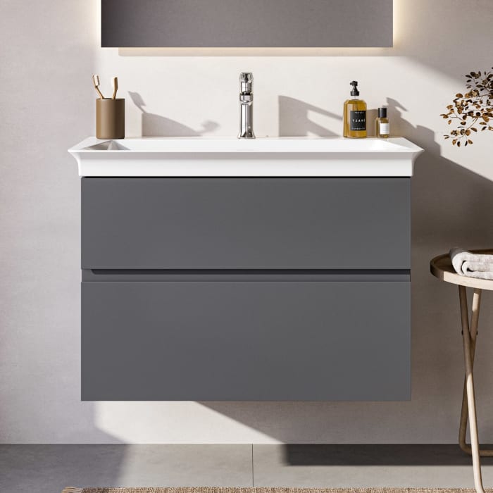 Ideal Standard Finesse Waschtischunterschrank 80 cm mit 2 Auszügen für Möbelwaschtisch