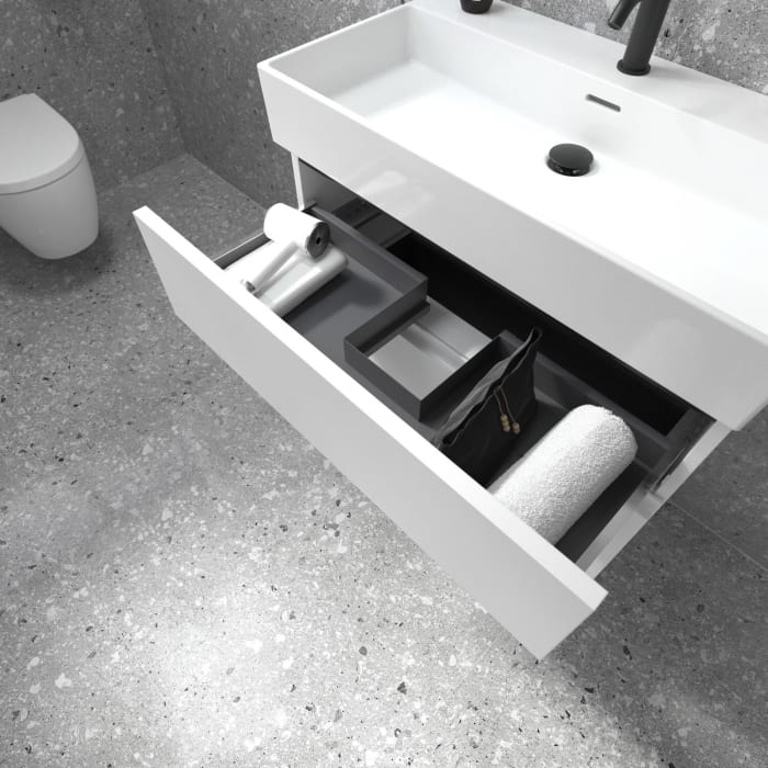 Ideal Standard Lastani Waschtisch mit Unterschrank und Waschtischarmatur 81,5 cm