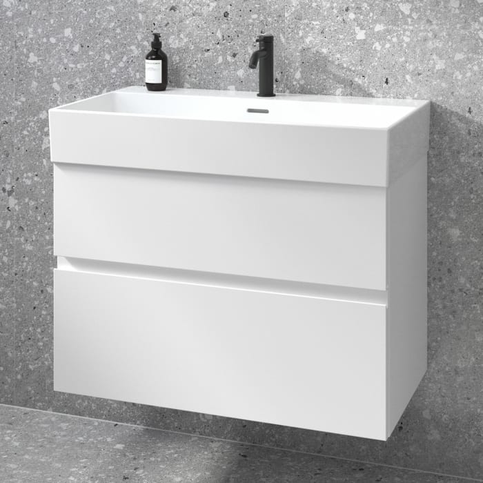 Ideal Standard Lastani Waschtisch mit Unterschrank und Waschtischarmatur 81,5 cm