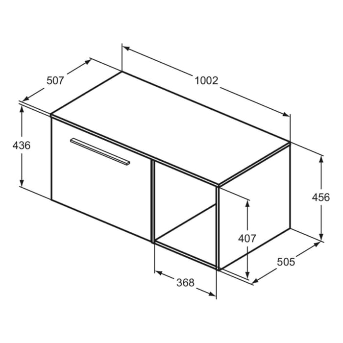 Ideal Standard i.life B Möbelpaket 100,2 cm