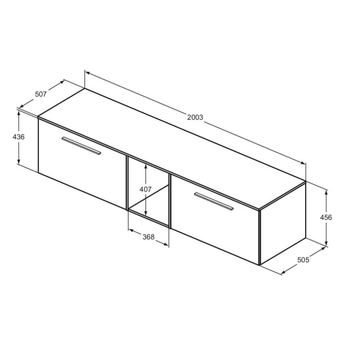 Ideal Standard i.life B Möbelpaket 200,3 cm