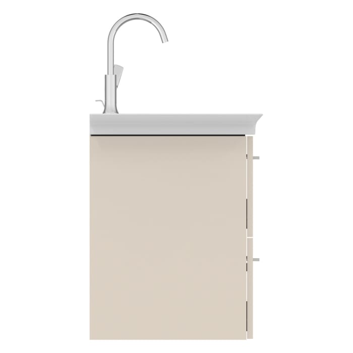 Ideal Standard i.life B Waschtischunterschrank 100 cm mit 2 Auszügen, asymmetrisch links
