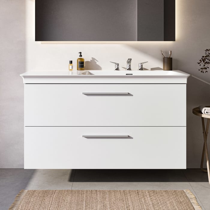 Ideal Standard i.life B Waschtischunterschrank 100 cm mit 2 Auszügen, asymmetrisch rechts