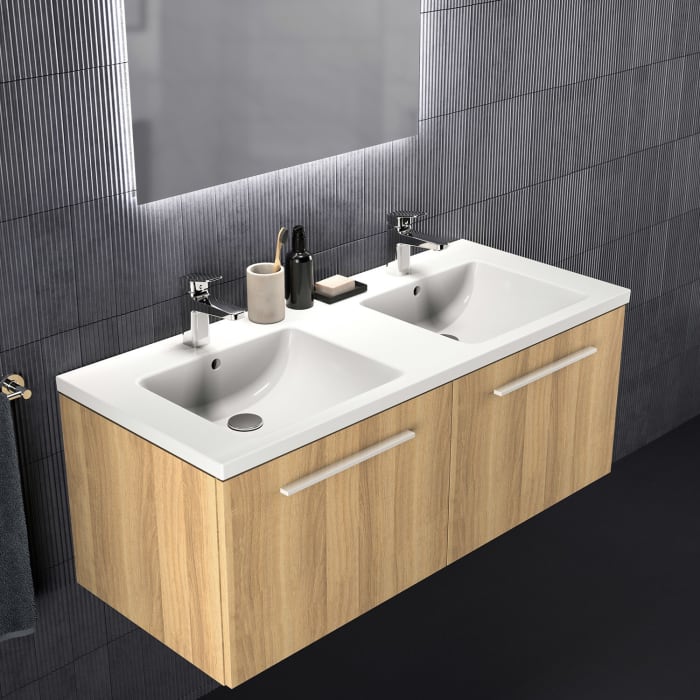 Ideal Standard i.life B Waschtischunterschrank 120 cm mit 2 Auszügen