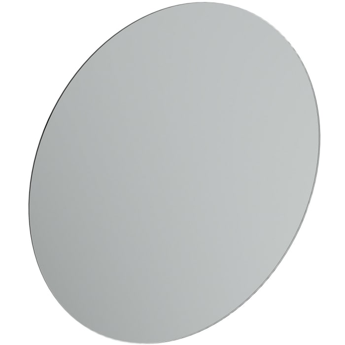 Ideal Standard Conca Badspiegel rund 60 cm mit Ambientebeleuchtung in Aluminium-Optik