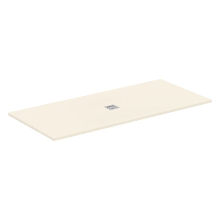 Ideal Standard Ultra Flat S + Rechteck-Brausewanne 200 x 90 cm, Ablaufposition: zentriert