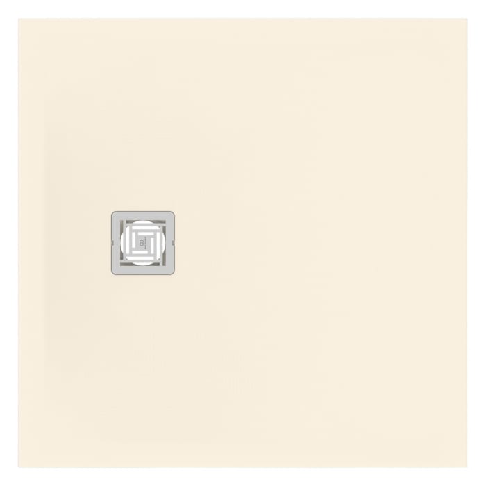 Ideal Standard Ultra Flat S + Quadrat-Brausewanne 90 x 90 cm, Ablaufposition: seitlich 25 cm