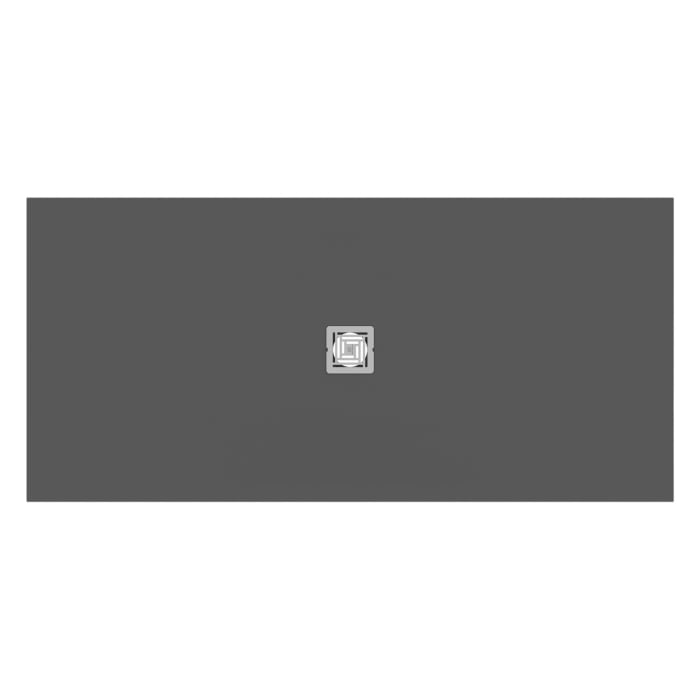 Ideal Standard Ultra Flat S + Rechteck-Brausewanne 170 x 80 cm, Ablaufposition: zentriert