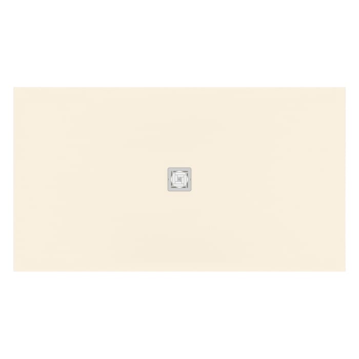 Ideal Standard Ultra Flat S + Rechteck-Brausewanne 180 x 100 cm, Ablaufposition: zentriert