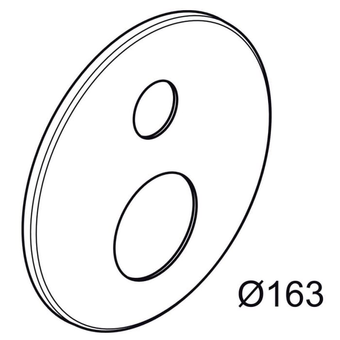 Ideal Standard Unterputz-Rosette Ø 16,3 cm