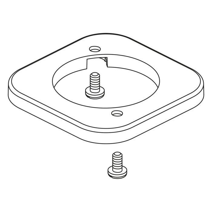 Ideal Standard Tonic II Ersatz-Sockelring mit Schraube