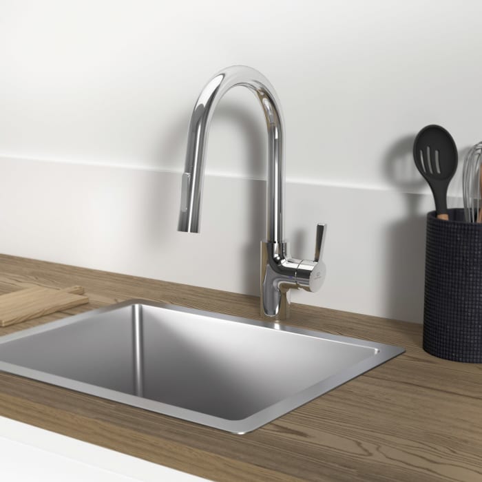 Ideal Standard Ceralife Küchenarmatur 11,4 x 25,5 x 39 cm, Ausladung 21,6 cm