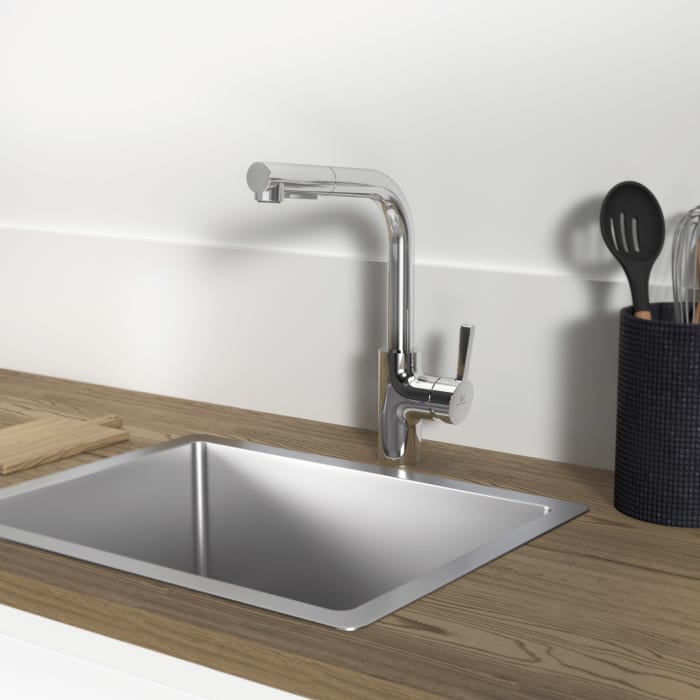 Ideal Standard Ceralife Küchenarmatur 11,4 x 26 x 33 cm, Ausladung 22 cm