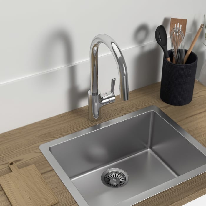 Ideal Standard Ceralife Küchenarmatur 11,4 x 24,5 x 39 cm, Ausladung 20,7 cm, Niederdruck