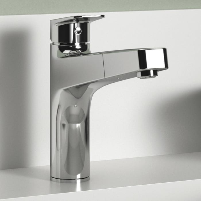 Ideal Standard Ceraplan Einhebel-Küchenarmatur mit Auszugsbrause, BlueStart