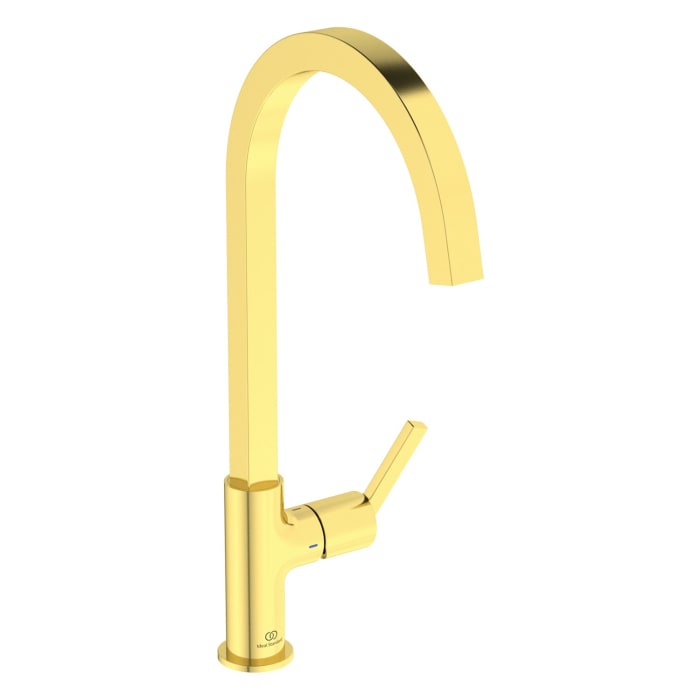 Ideal Standard Gusto Küchenarmatur Ausladung 20,4 cm eckiger Auslauf