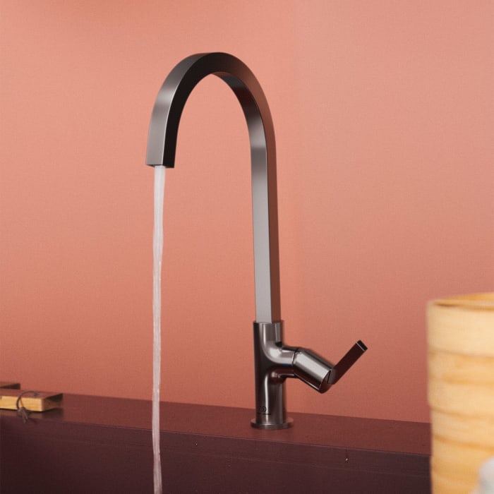 Ideal Standard Gusto Küchenarmatur Ausladung 20,4 cm eckiger Auslauf