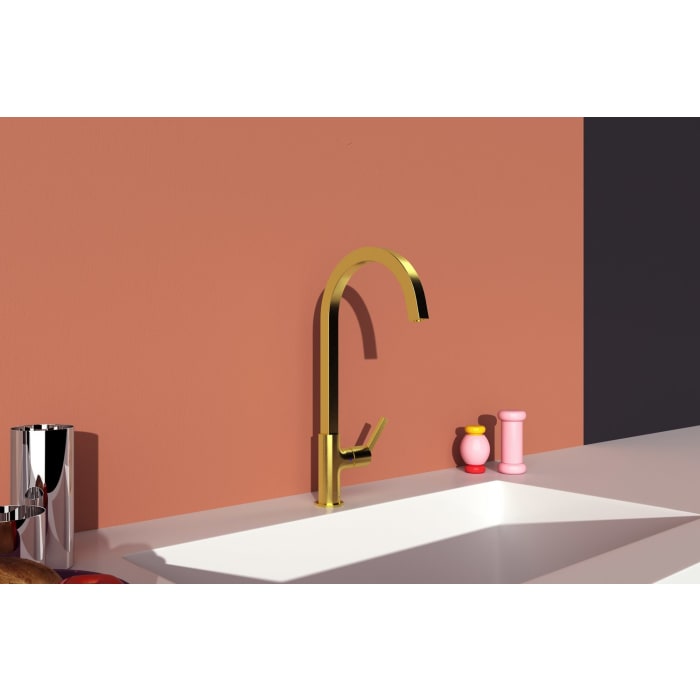 Ideal Standard Gusto Küchenarmatur Ausladung 20,4 cm eckiger Auslauf