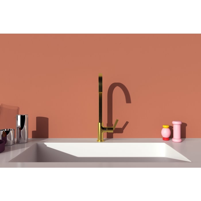 Ideal Standard Gusto Küchenarmatur Ausladung 20,4 cm eckiger Auslauf