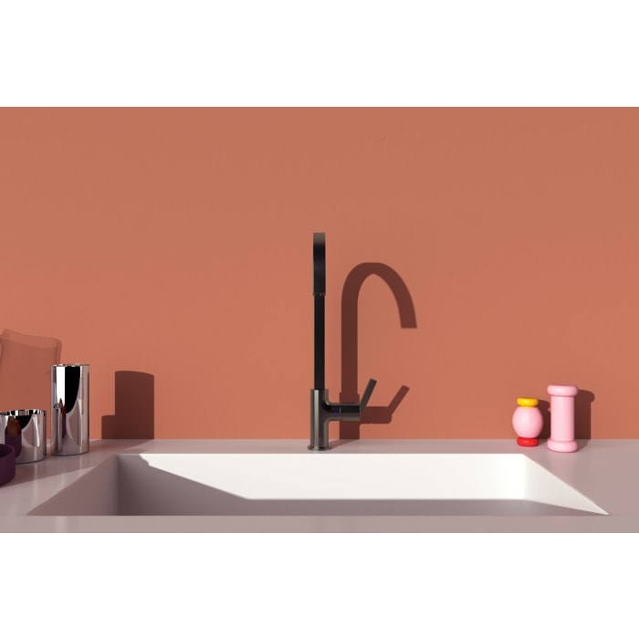 Ideal Standard Gusto Küchenarmatur Ausladung 20,4 cm eckiger Auslauf