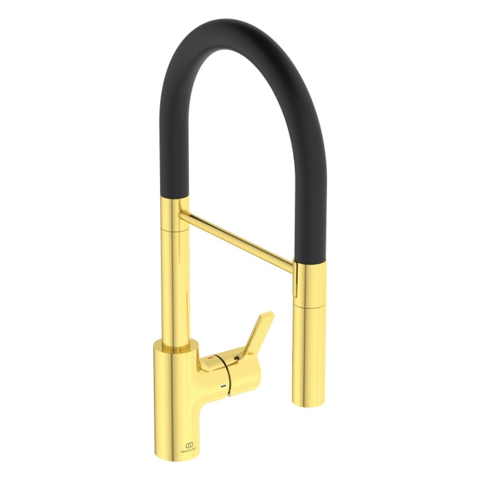 Ideal Standard Gusto Küchenarmatur Ausladung 22,5 cm Semi-Pro 2-Funktionsbrause