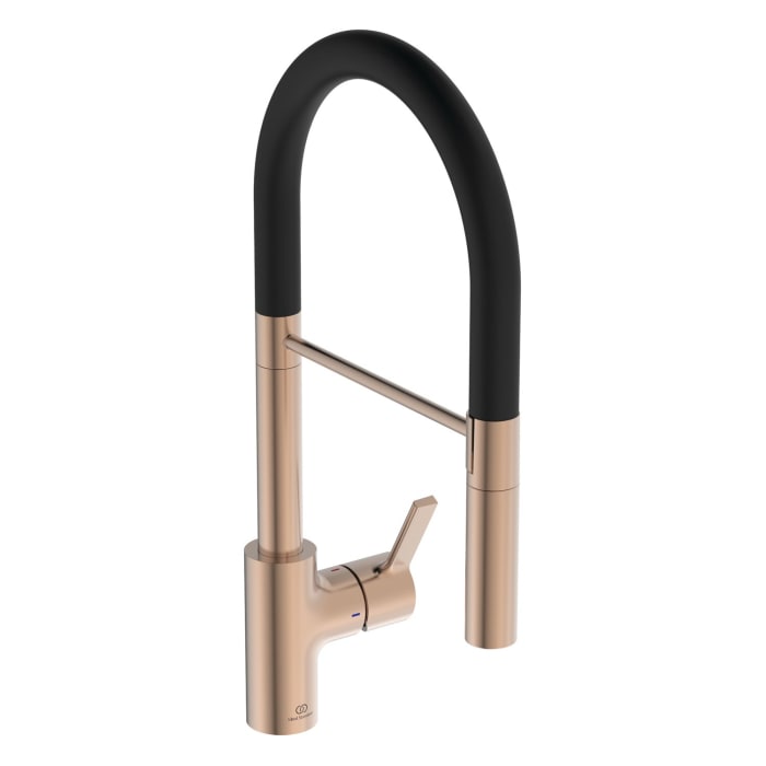 Ideal Standard Gusto Küchenarmatur Ausladung 22,5 cm Semi-Pro 2-Funktionsbrause